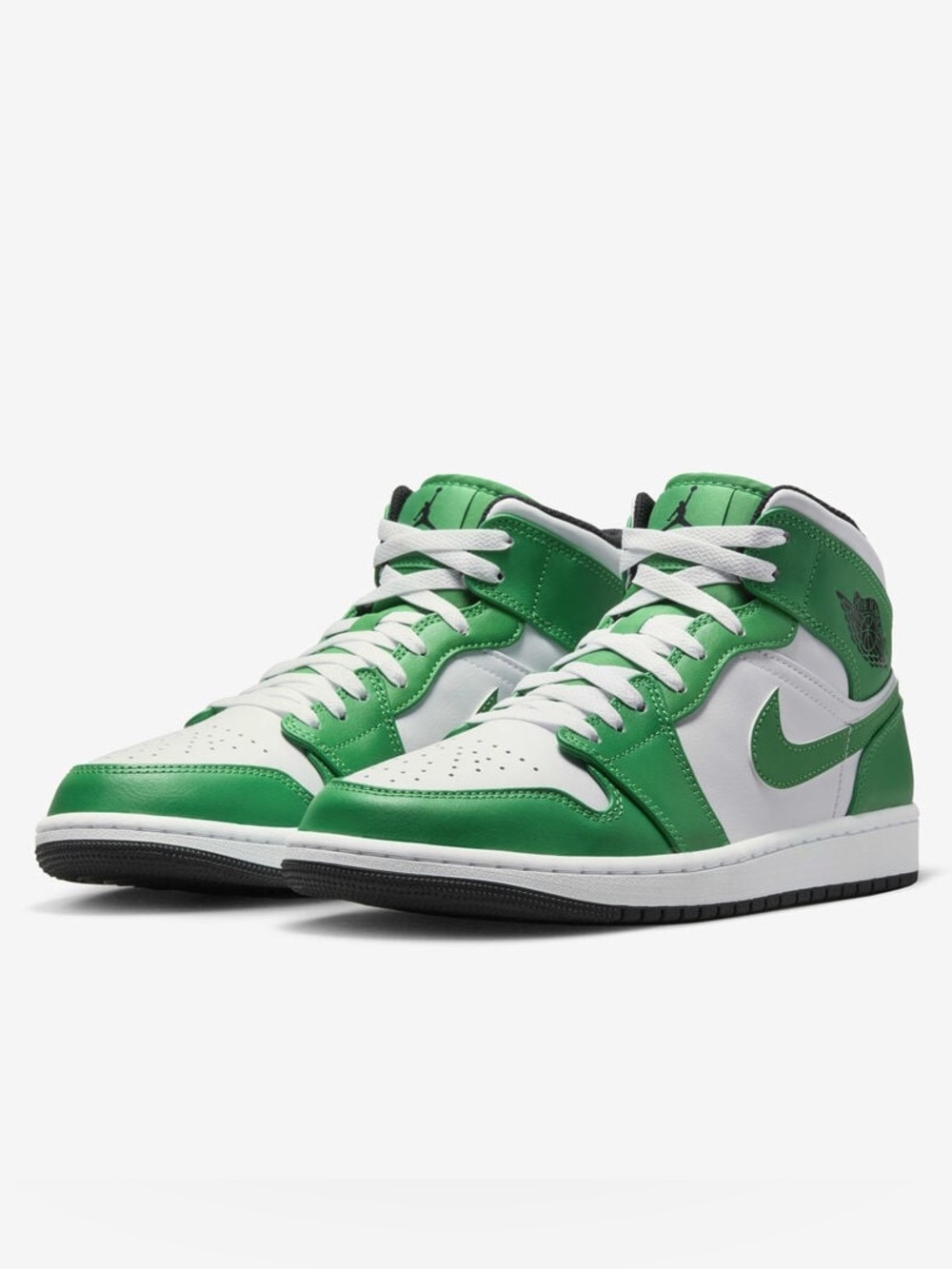 Men’s Jordan 1 Mid Sneakers | Lucky Green